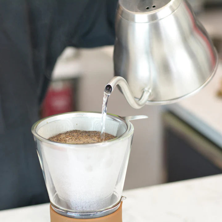 GROSCHE Amsterdam Pour Over Coffee Maker with Reusable Stainless Steel Filter
