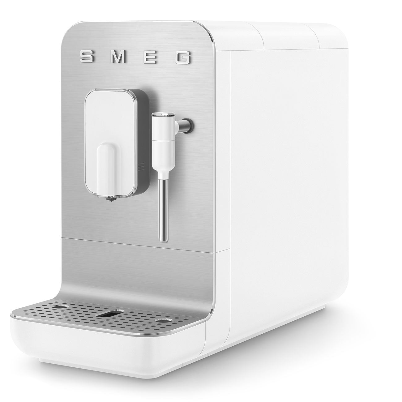 SMEG Fully Automatic Espresso Machine with Steam Wand - White