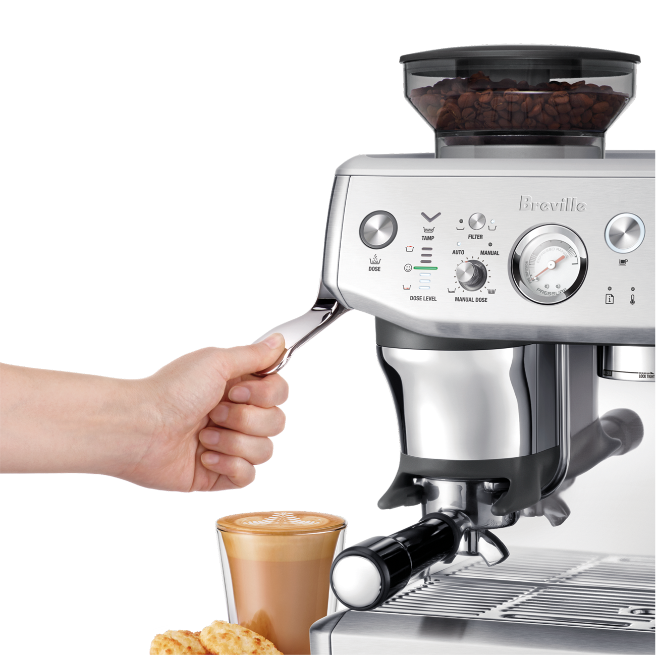 BREVILLE Barista Express Impress - Black Truffle