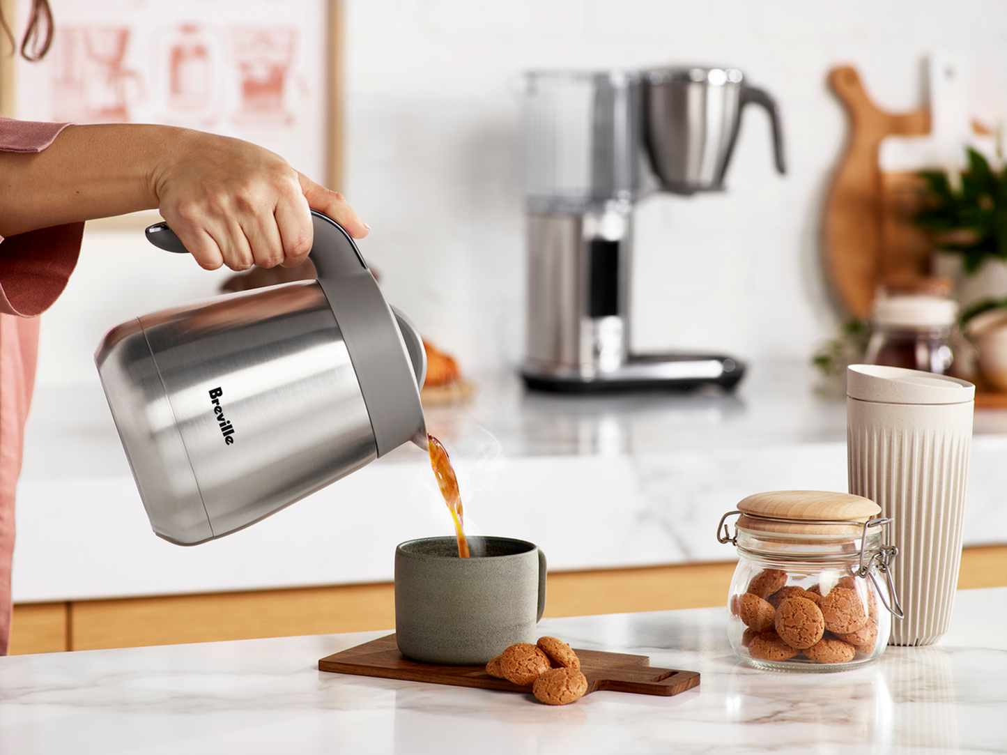 BREVILLE Luxe Brewer Thermal Drip Coffee Maker - Brushed Stainless Steel
