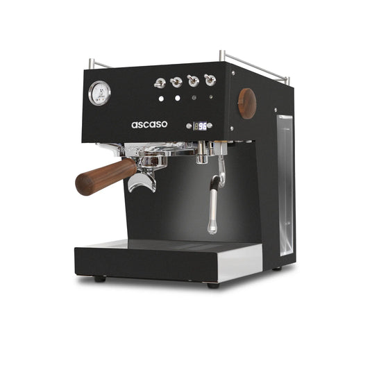 Ascaso Duo PID, Black, Gold Roast Coffee, Top View