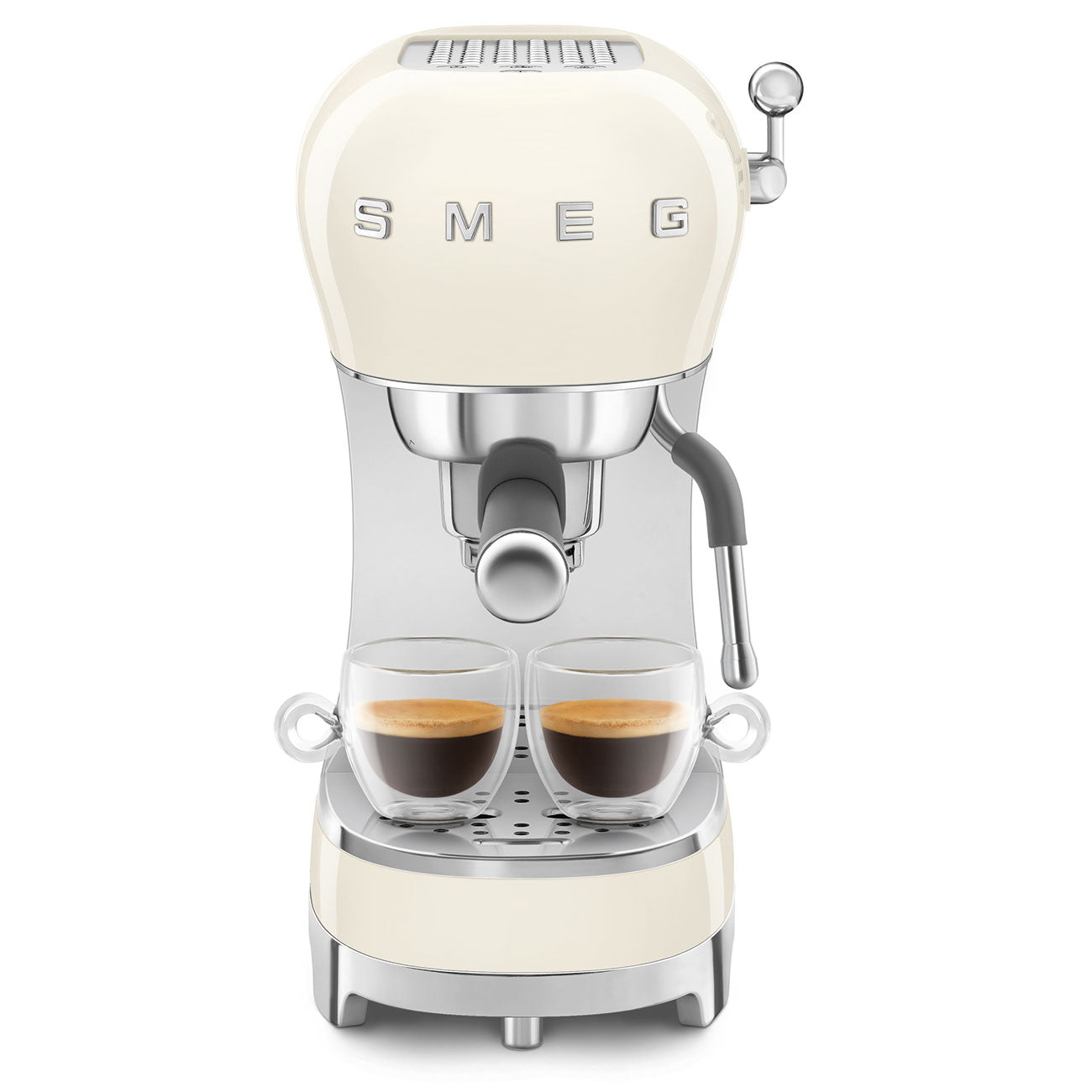 SMEG ECF02 Espresso Maker - Cream