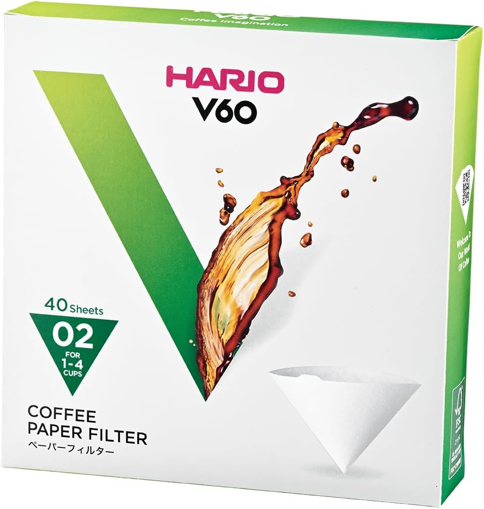 HARIO V60-02 Filters (40 Pack)