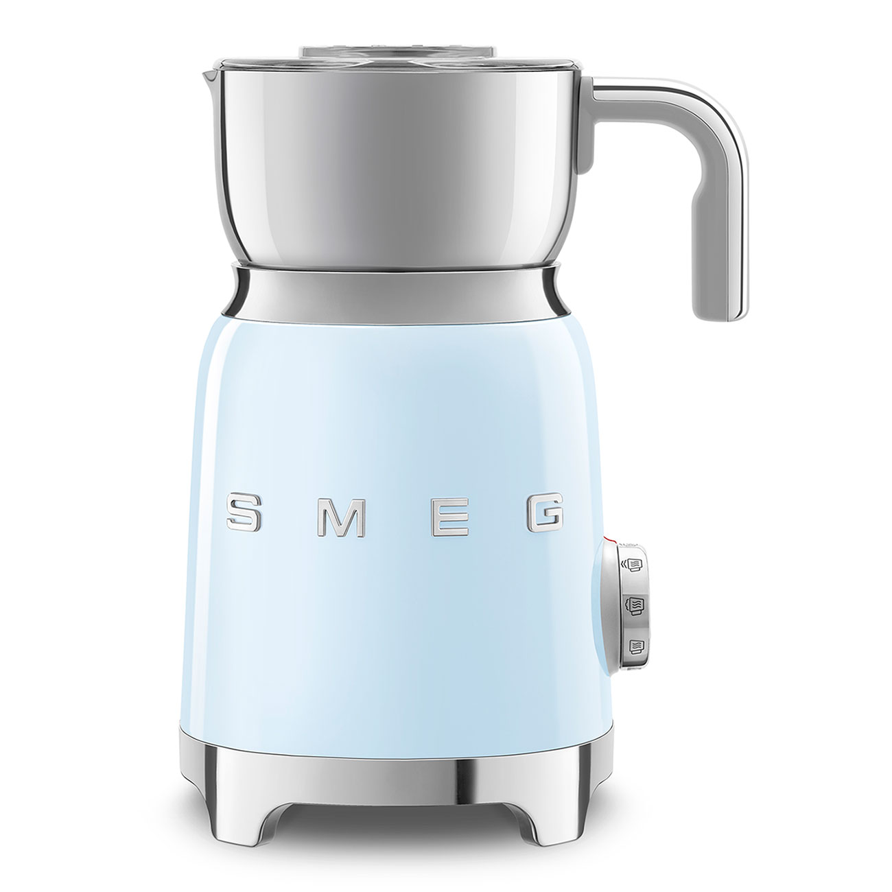 SMEG Electric Milk Frother - Pastel Blue