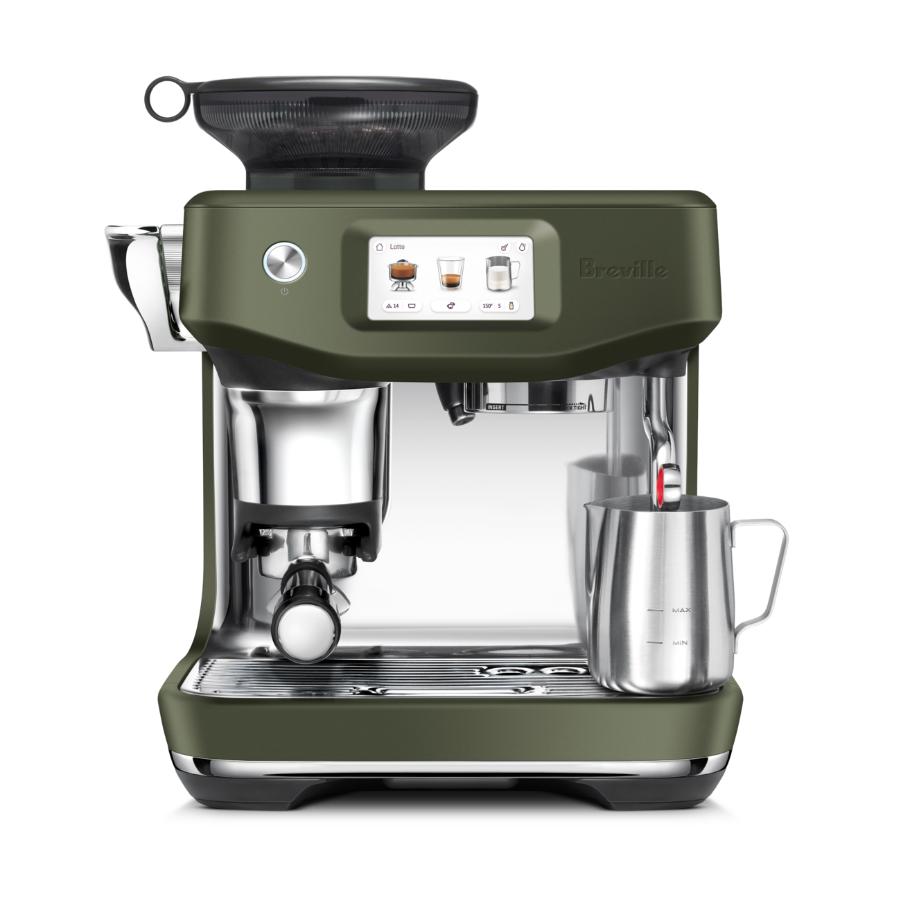 BREVILLE Barista Touch Impress Espresso Machine - Damson Blue