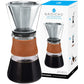 GROSCHE AMSTERDAM Pour Over Coffee Maker - Reusable Stainless Steel filter