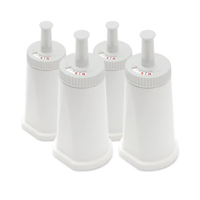 4 white plastic claroswiss filters