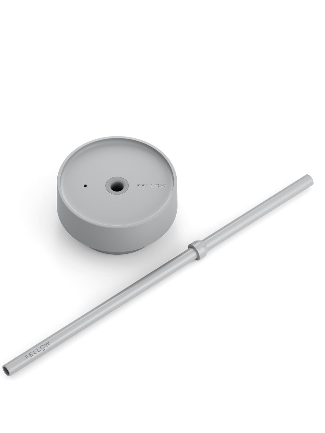 FELLOW Carter Cold Lid & Straw, Grey