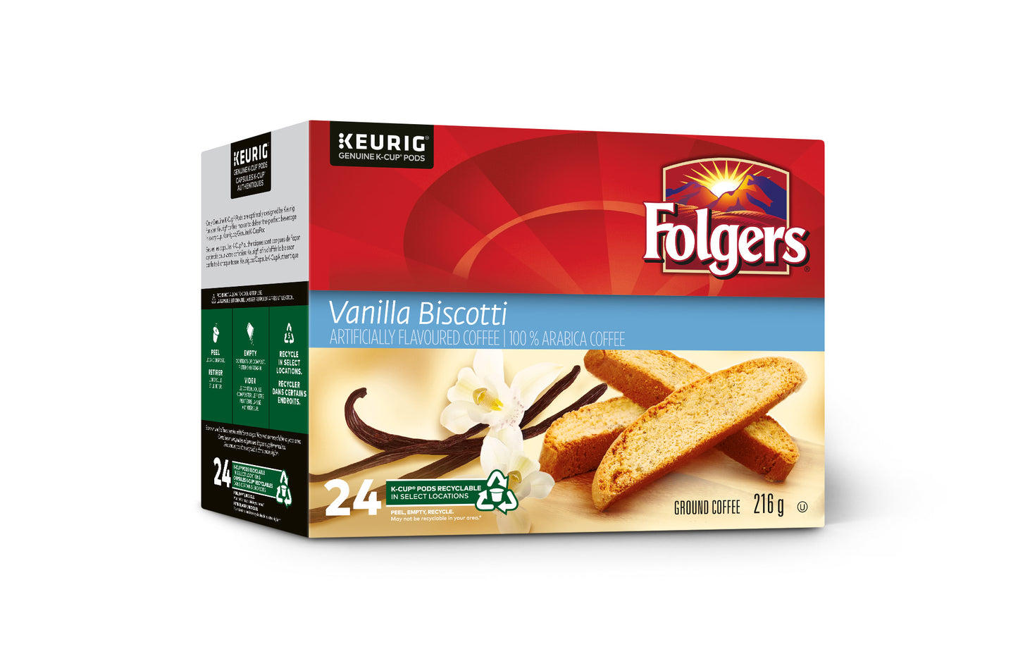 Folgers Gourmet Selections® Vanilla Biscotti [24 pack]