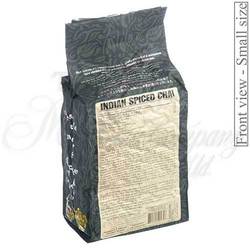 Bag of Looseleaf tea in a black bag, cream label