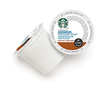 Starbucks pike place decaf hotsell k cups