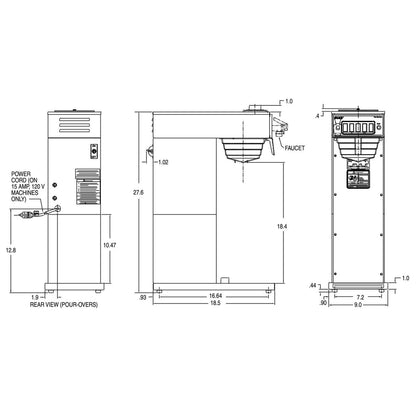 Bunn BREWER CW15-TS 120V 15A