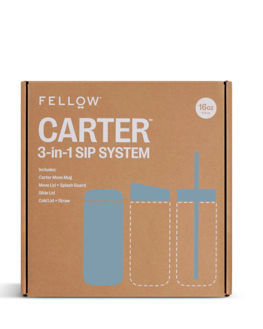 FELLOW Carter 3-in-1 Sip System [16oz/474ml] - Hazy Blue