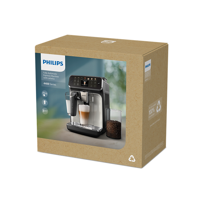 Philips 4400 Series LatteGO, box