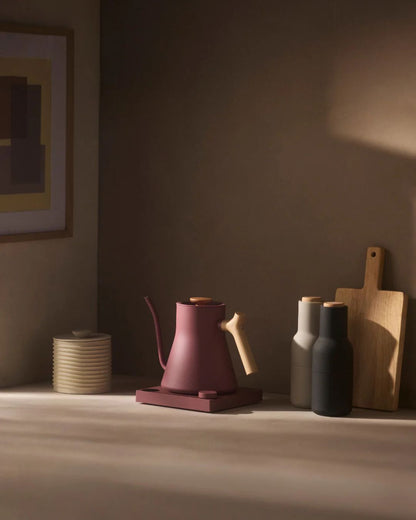 FELLOW Stagg EKG Pro Electric Pour Over Kettle - Dessert Rose and Maple