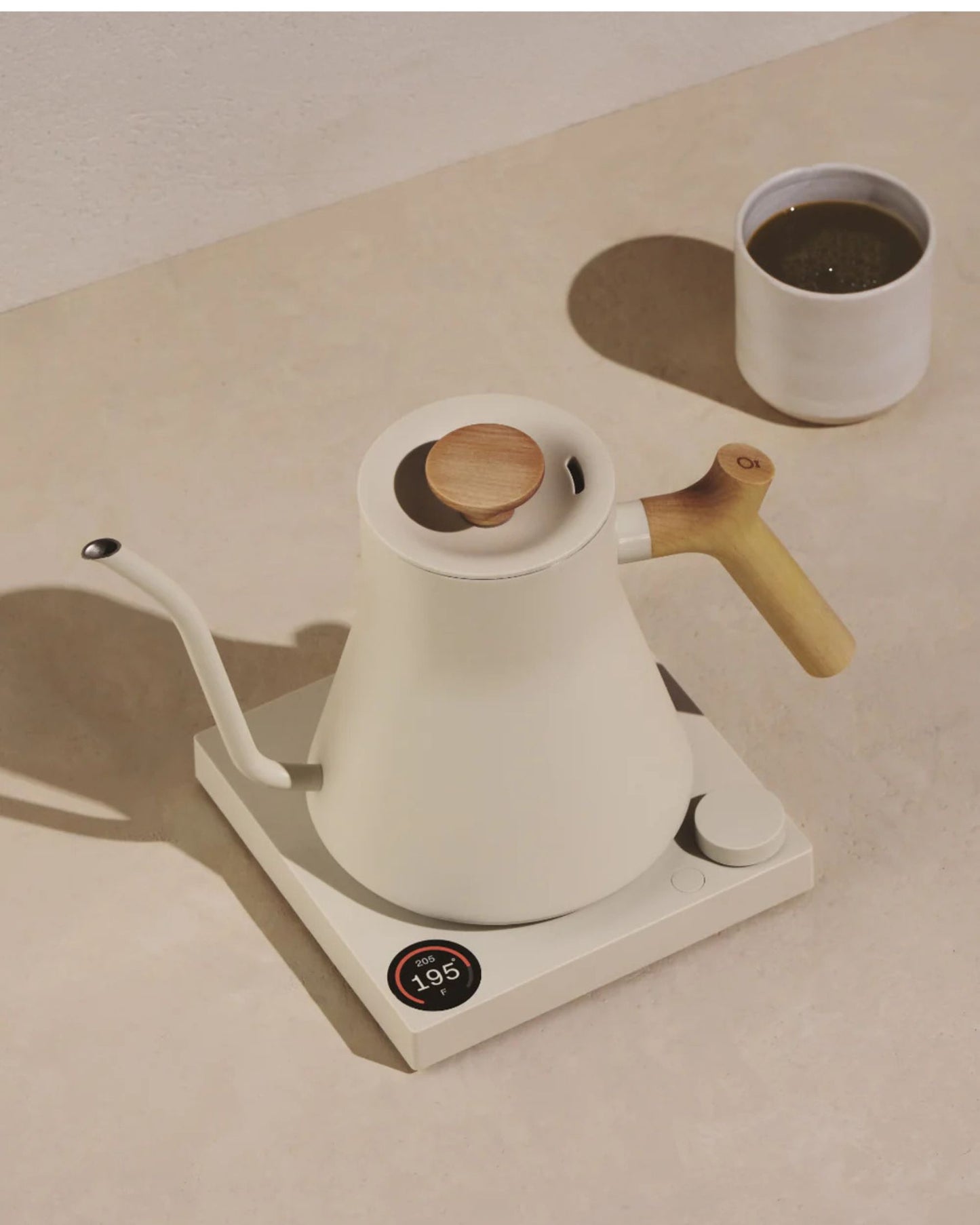 FELLOW Stagg EKG Pro Electric Pour Over Kettle - Sesame and Maple