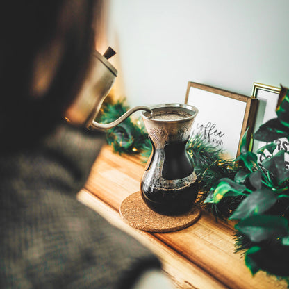 GROSCHE Austin G6 Pour Over Coffee Maker with Reusable Stainless Steel Filter