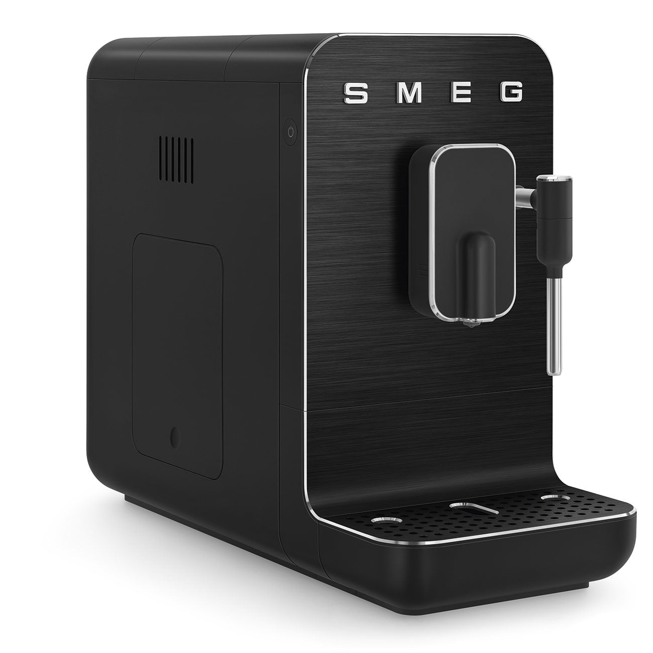 SMEG Fully Automatic Espresso Machine with Steam Wand - Full Black