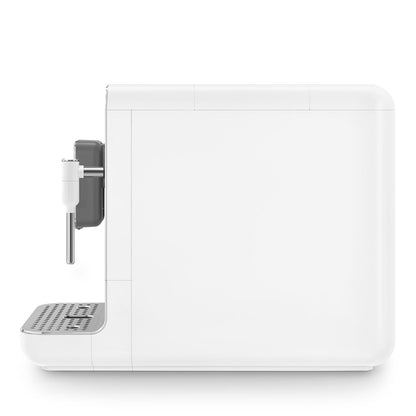 SMEG Fully Automatic Espresso Machine with Steam Wand - White