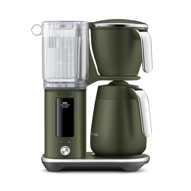 BREVILLE Luxe Brewer Thermal Drip Coffee Maker - Olive Tapenade