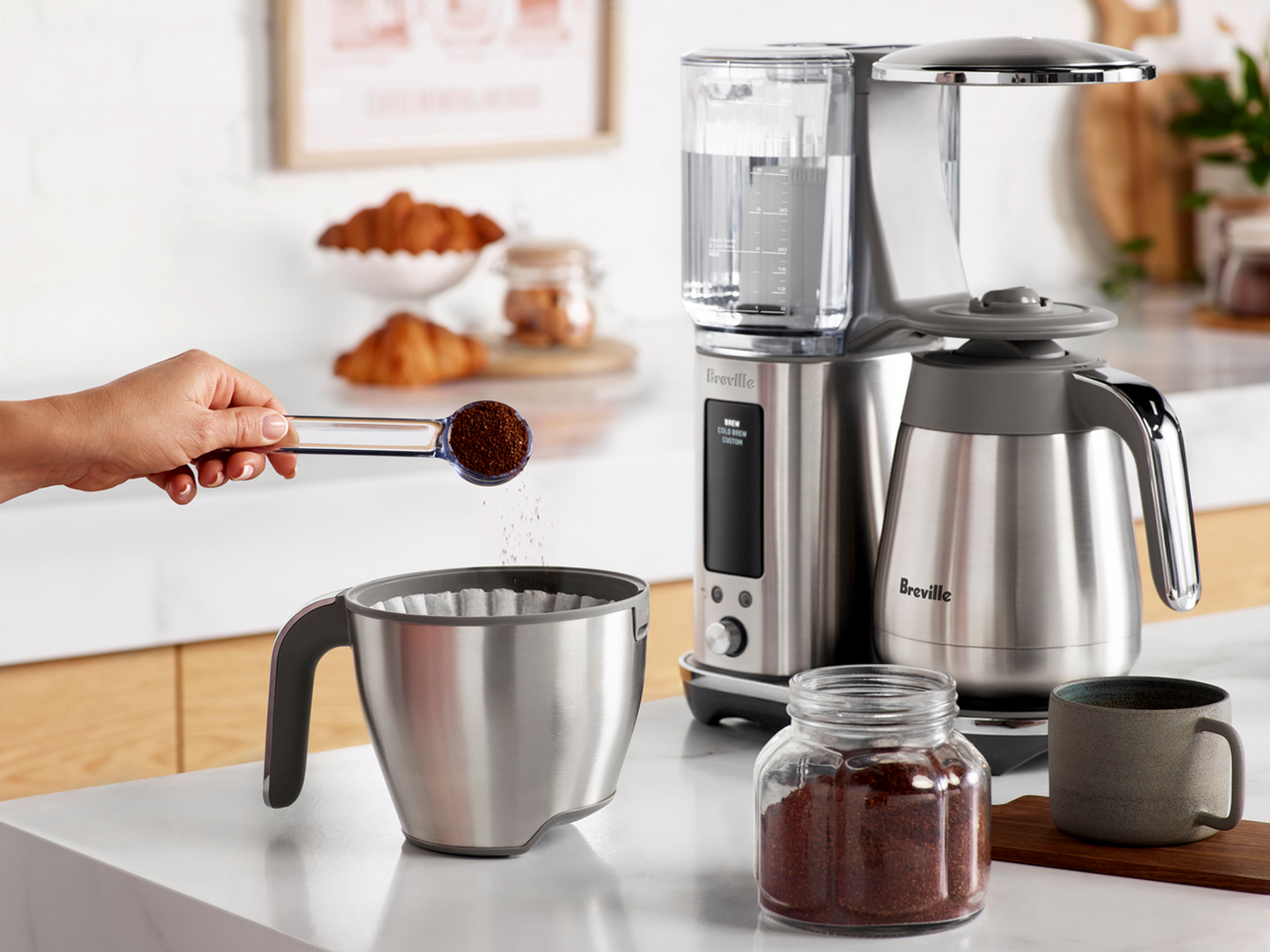 BREVILLE Luxe Brewer Thermal Drip Coffee Maker - Brushed Stainless Steel