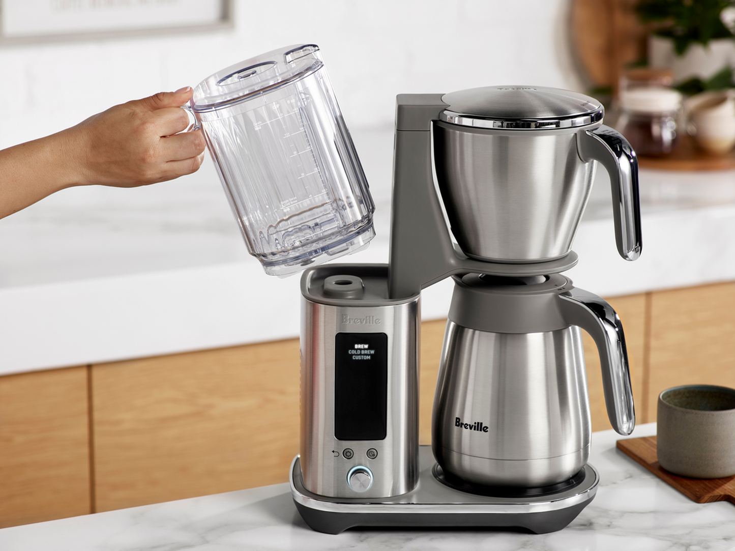 BREVILLE Luxe Brewer Thermal Drip Coffee Maker - Brushed Stainless Steel