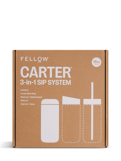 Fellow Carter 3-in-1 Sip System packaging on a white background