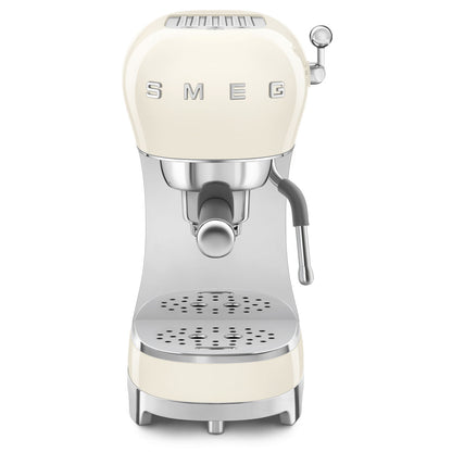 SMEG ECF02 Espresso Maker - Cream