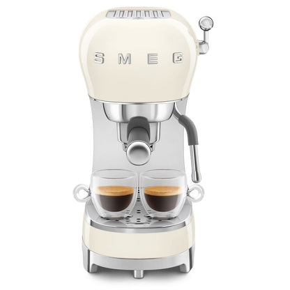 SMEG ECF02 Espresso Maker - Cream