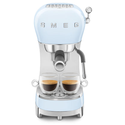 SMEG ECF02 Espresso Maker - Pastel Blue