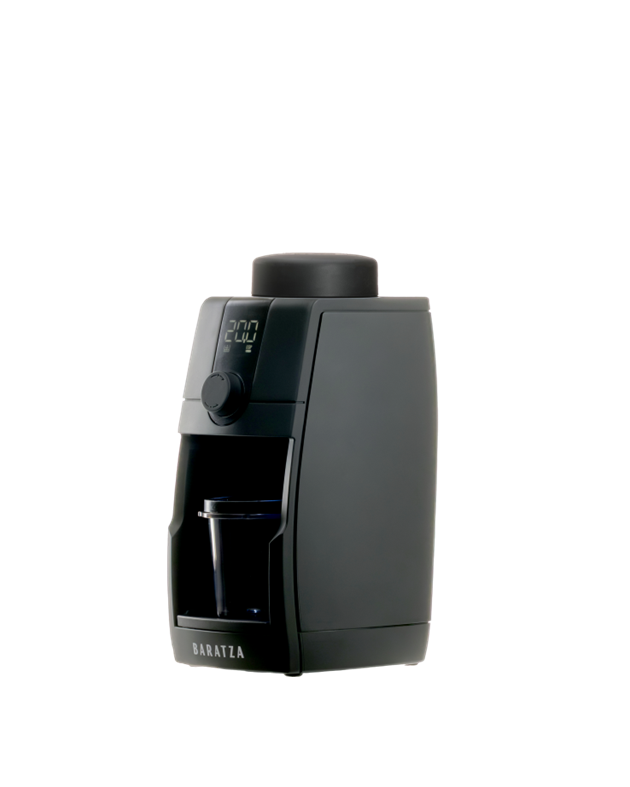 Baratza Grinder Side view, Black color