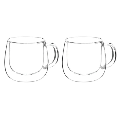 GROSCHE Fresno Double Walled Glass Mugs [270ml]