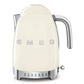 SMEG Variable Temperature Cordless Kettle [1.7L] - Cream