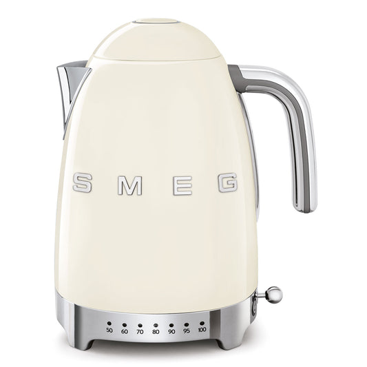 SMEG Variable Temperature Cordless Kettle [1.7L] - Cream
