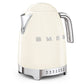 SMEG Variable Temperature Cordless Kettle [1.7L] - Cream