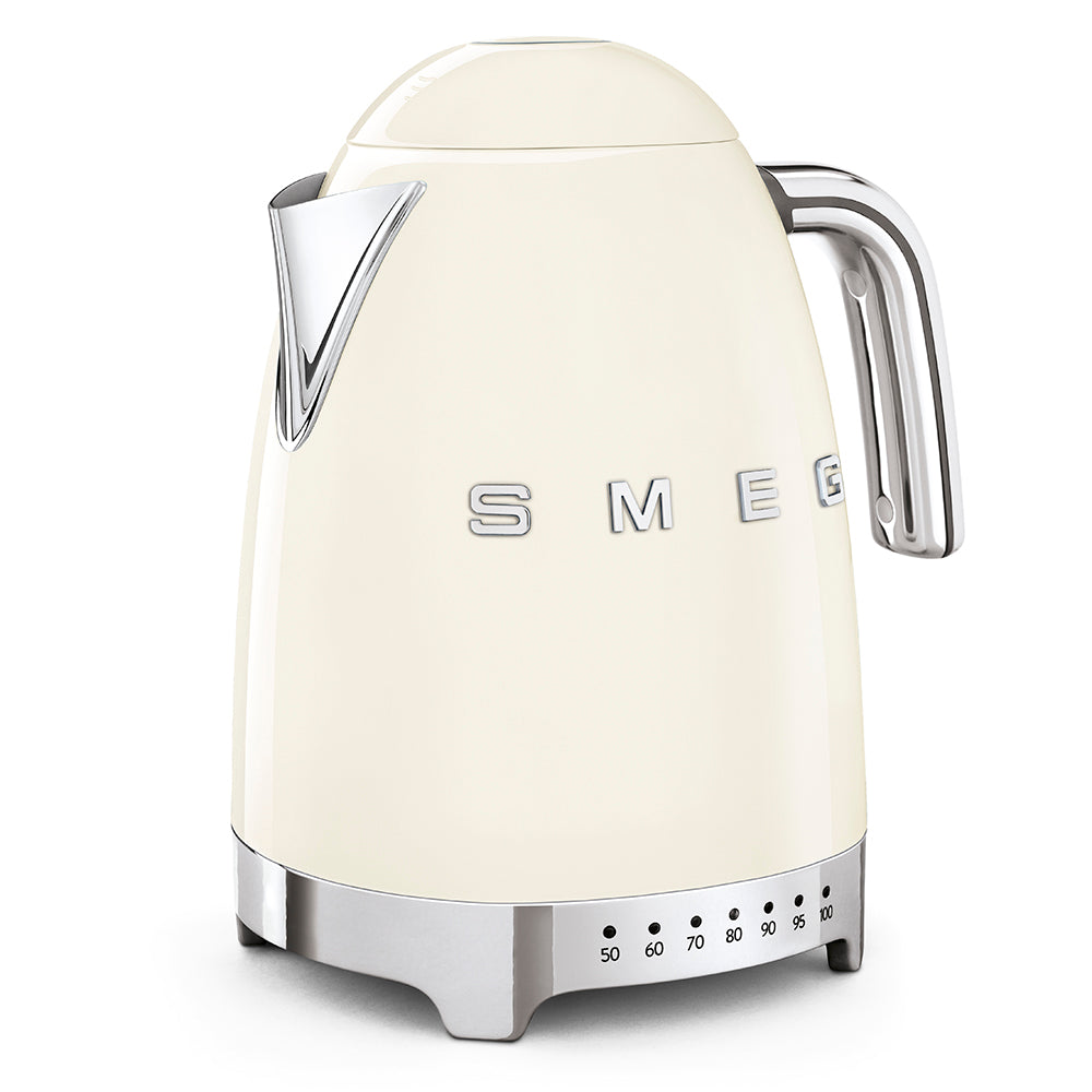 SMEG Variable Temperature Cordless Kettle [1.7L] - Cream