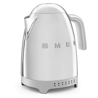 SMEG Variable Temperature Cordless Kettle [1.7L] - Stainless Steel