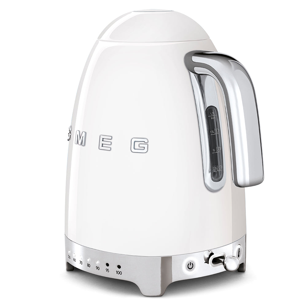SMEG Variable Temperature Cordless Kettle [1.7L] - White