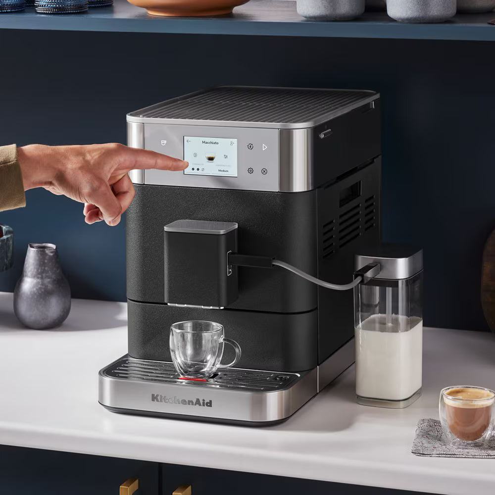 KITCHENAID KF7 Fully Automatic Espresso Machine - Cast Iron Black