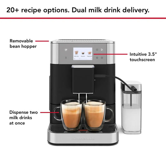 KITCHENAID KF7 Fully Automatic Espresso Machine - Cast Iron Black