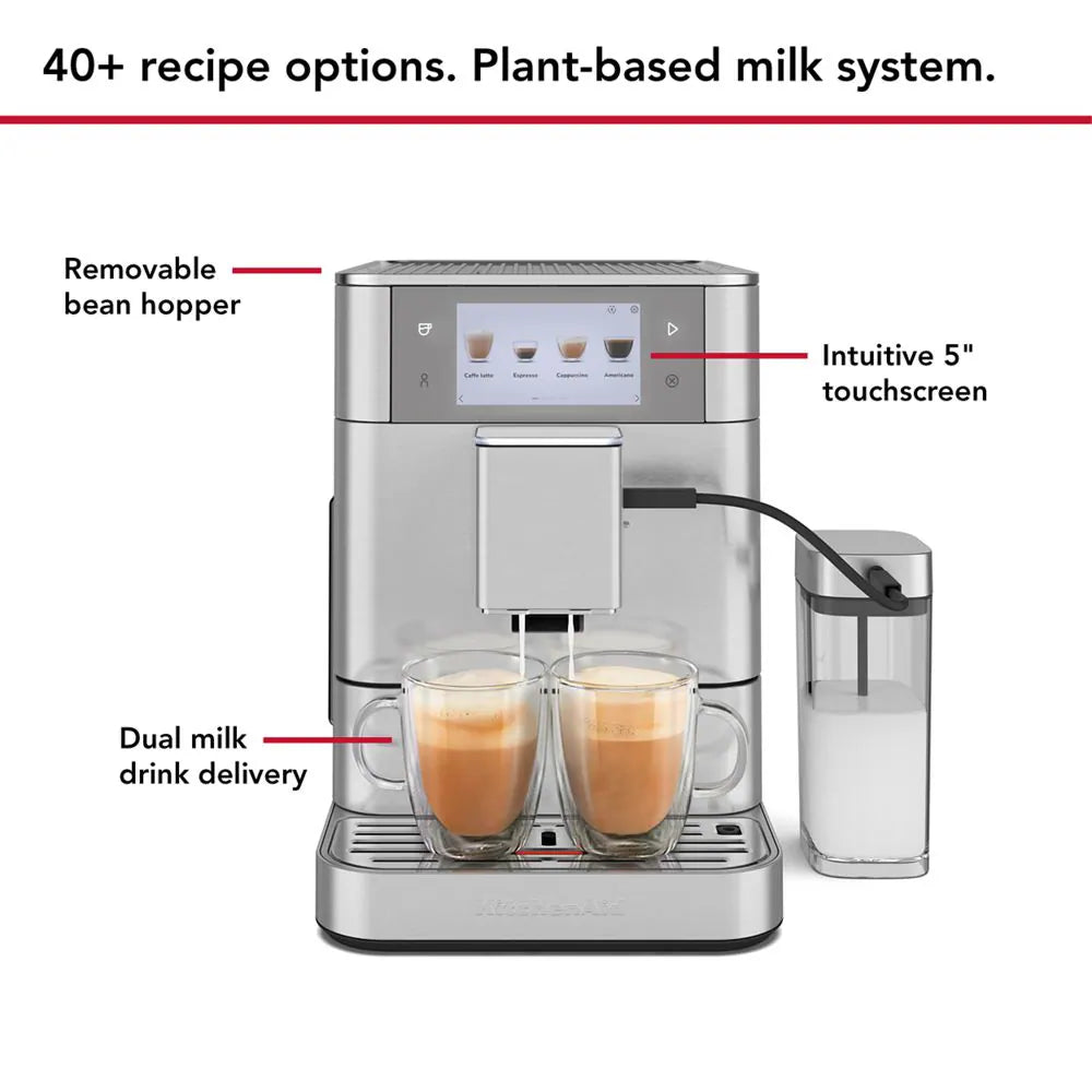 KITCHENAID KF8 Fully Automatic Espresso Machine - Stainless Steel