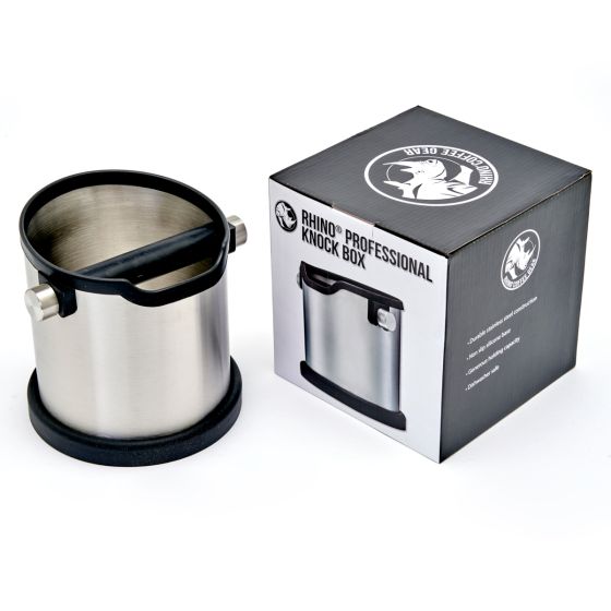 RHINO COFFEE GEAR Stainless Steel Knock Box