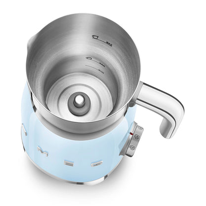 SMEG Electric Milk Frother - Pastel Blue