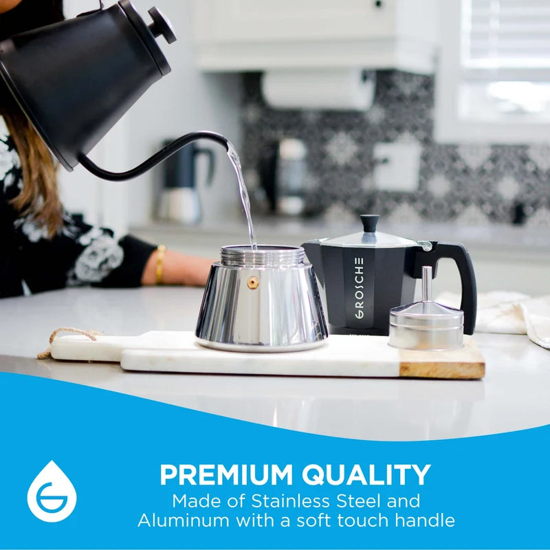 GROSCHE Milano Induction Moka Pot [9 Cup]