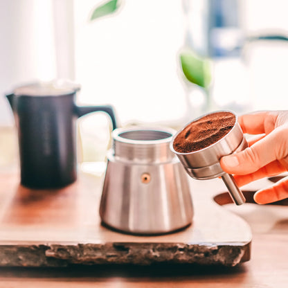 GROSCHE Milano Steel Black Moka Pot