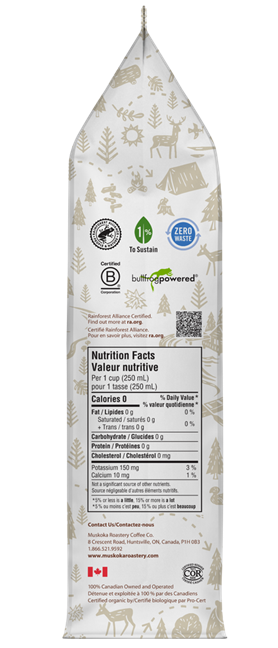 MUSKOKA ROASTERY COFFEE - Organic Espresso [454g]