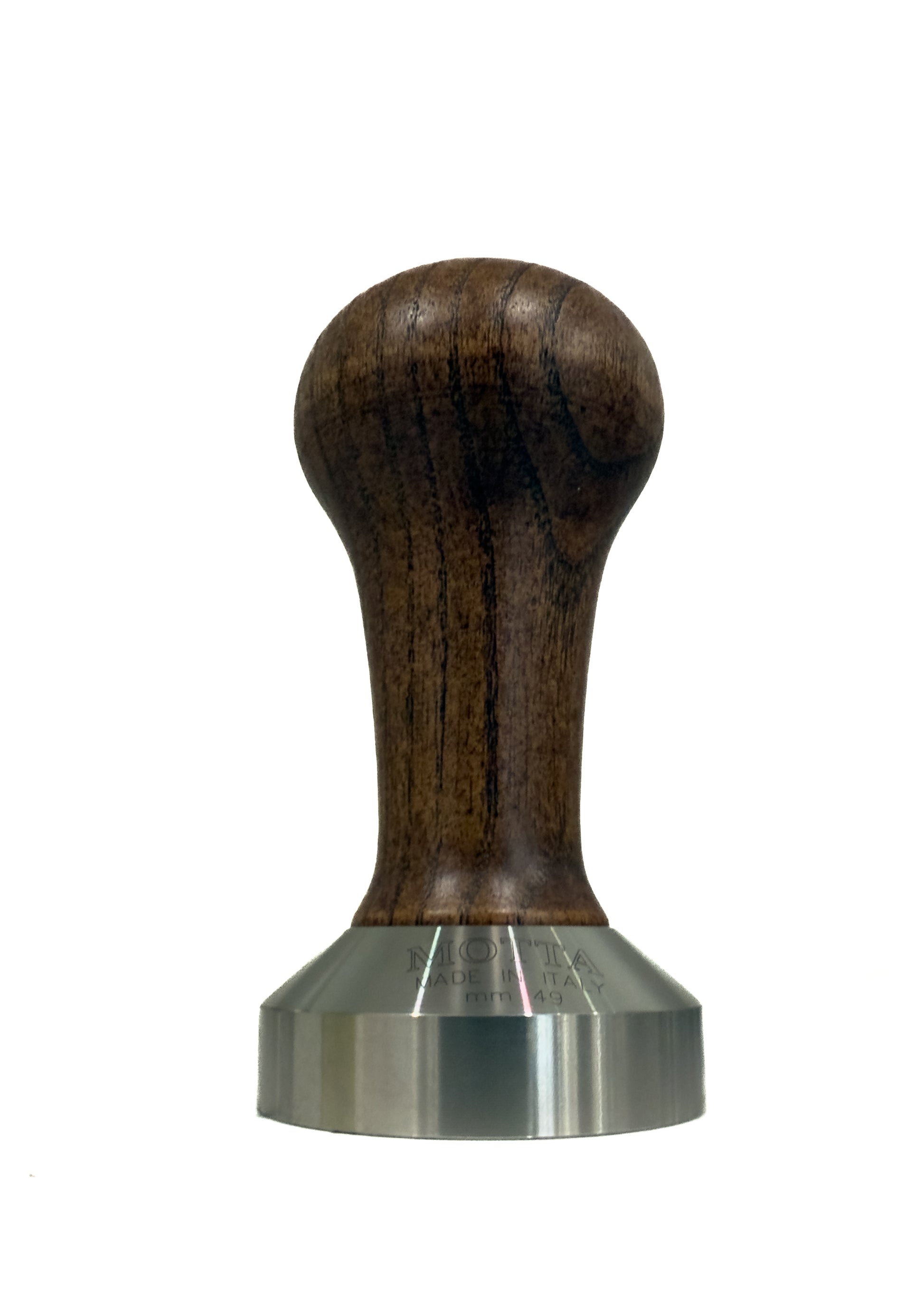 MOTTA 49mm Stainless Steel & Wood Coffee Tamper