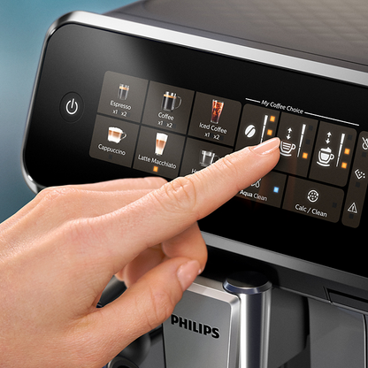 Philips 3300 Series LatteGO touch screen button options
