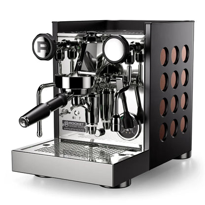 Rocket Appartamento TCA Black Copper Front view of Espresso machine