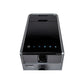 Fully automatic espresso machine menu option buttons lit